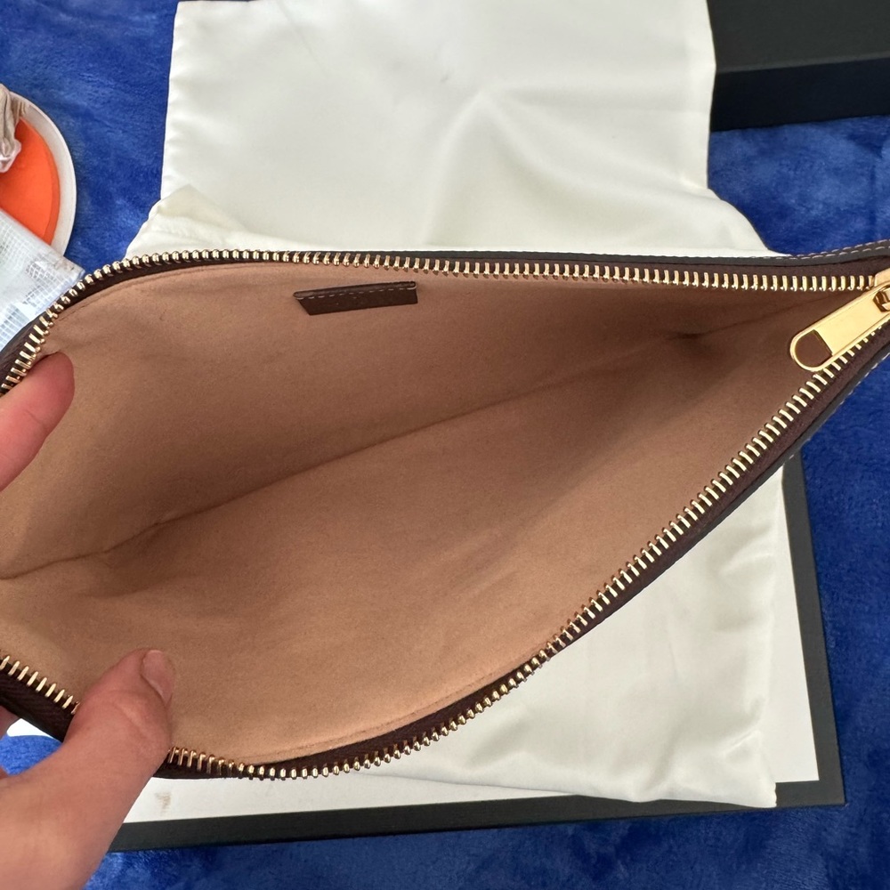 Gucci Ophidia Zipper Pouch EUC - Picture 2 of 2